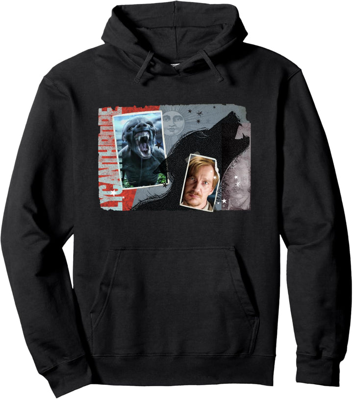 Harry Potter Lycanthrope Professor Lupin Collage Pullover Hoodie