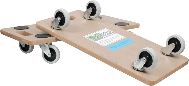 TRUTZHOLM 6er Set Transportroller Soft Wheel Indoor geeignet für empfindliche Böden, mit Stabiler MD