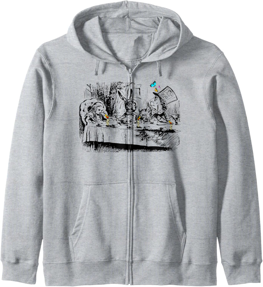 Alice in Wonderland-Men Women Kids Mad hatter White Rabbit Kapuzenjacke