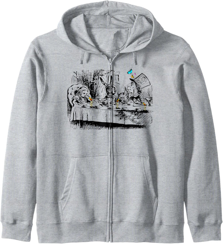 Alice in Wonderland-Men Women Kids Mad hatter White Rabbit Kapuzenjacke