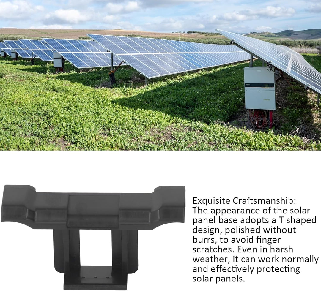 LiebeWH 20 Stück Solarpanel Wasserablauf Clips Abflussklemme 35 Mm ABS PV-Abflussklemmen T-förmige W