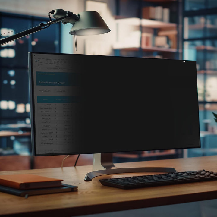 StarTech.com Sichtschutz für Dell U3824DW Curved 21:9 Monitor, Doppelseitiger Filter, Computer Displ