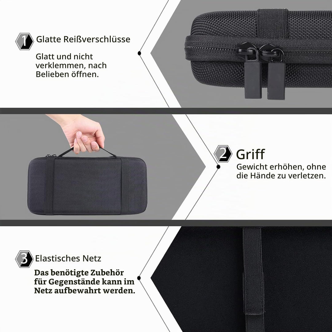co2CREA Harte 60% Tastatur reiseschutzhülle Etui Tasche für Razer Huntsman Mini Kompakte 60% / Snpur