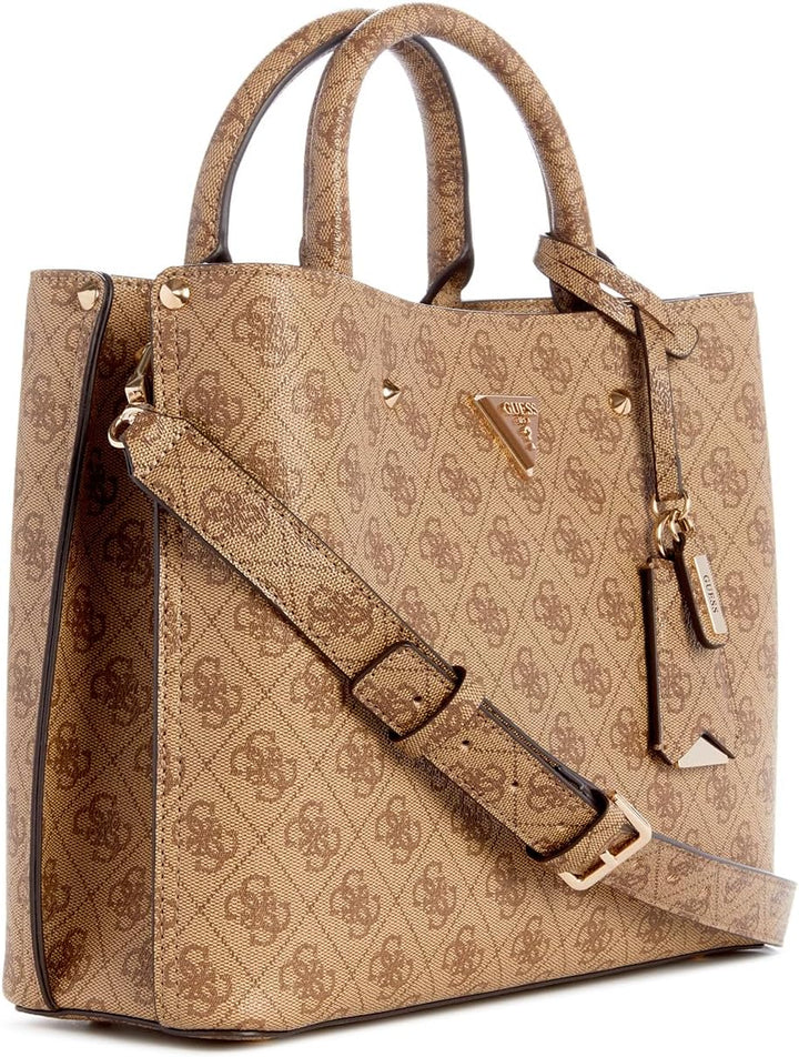 GUESS Meridian Handtasche 32 cm Latte-logo, Latte-logo
