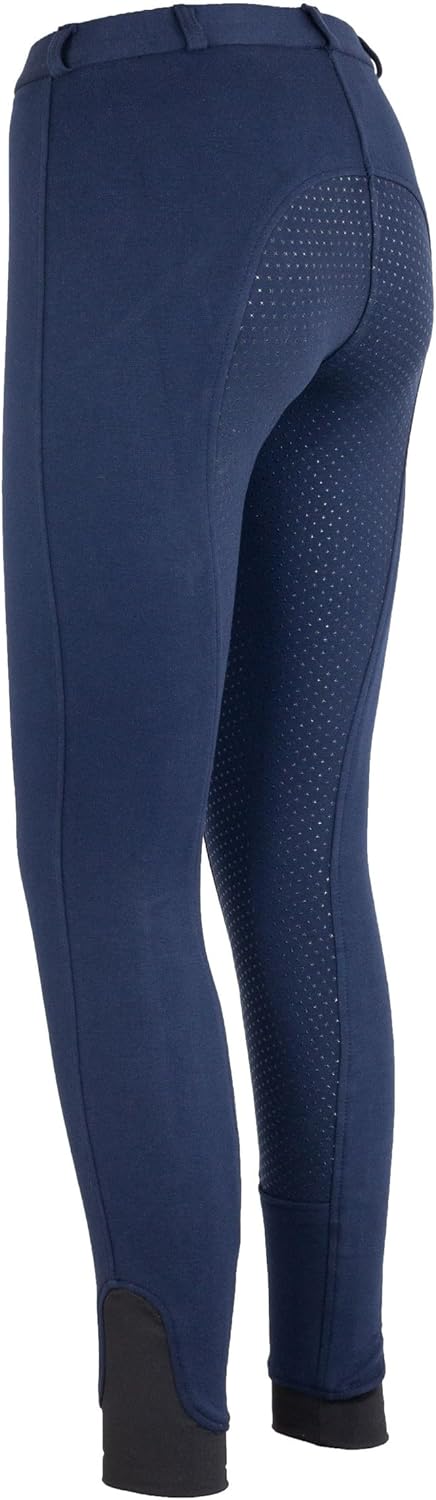 RL24 - Damen Reithose Silikon Vollbesatz Flex BASICLINE 48 Dunkelblau, 48 Dunkelblau
