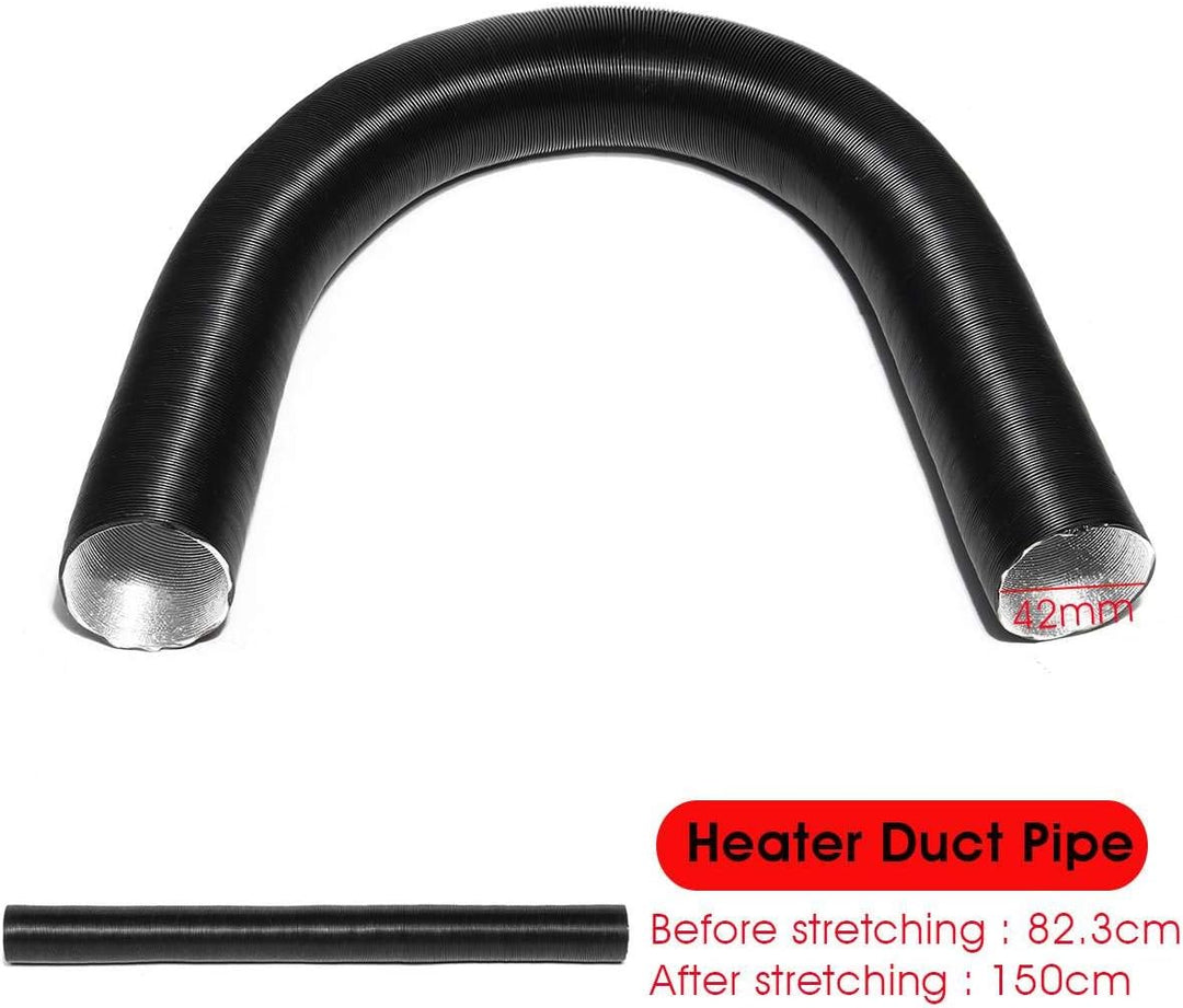 Luftführungsschlauch Ø 42mm Länge 150 cm Abgasschlauch Auspuffrohr für Autos Luft Diesel Heizung
