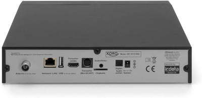 Xoro HRT 8772 HDD Full-HD DVB-C/T2 Receiver (HEVC H.265 Twin Tuner, Irdeto Cloaked CA für freenet TV