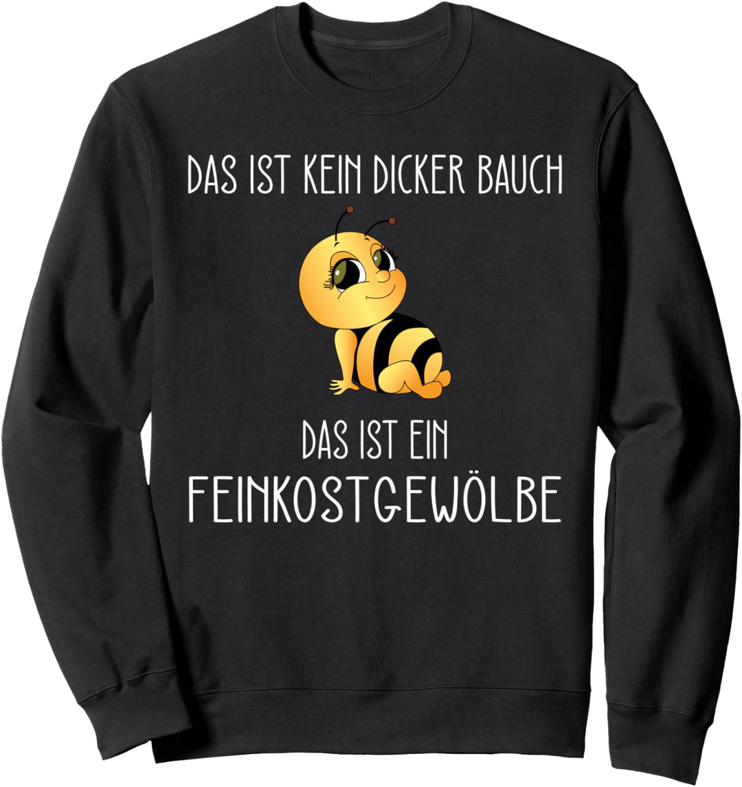 Dicker Bauch Feinkostgewölbe Lustige Biene Sweatshirt