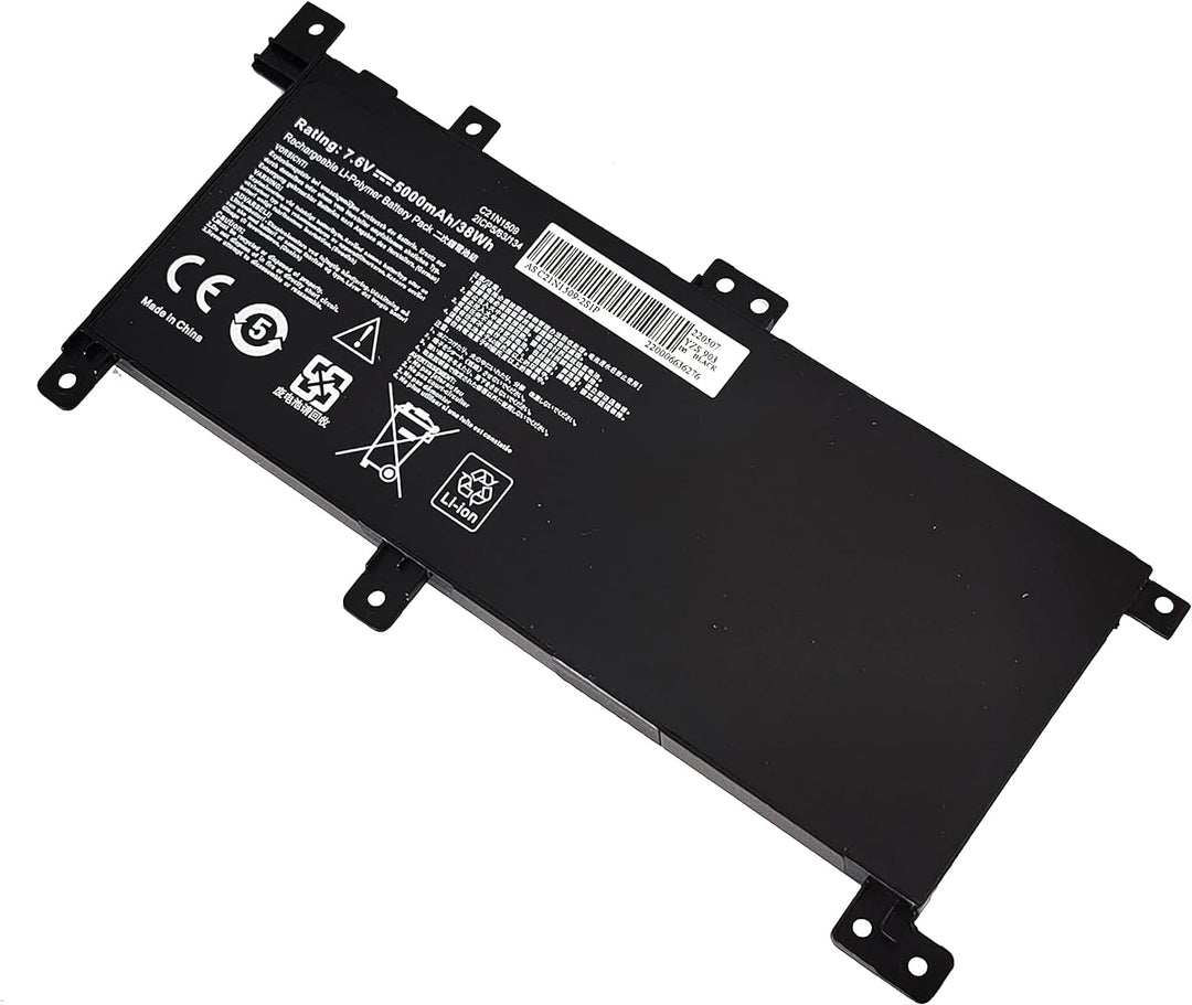 FengWings® C21N1509 38Wh 7.6V Akku Kompatibel mit Asus X556 X556U X556UA X556UB X556UF X556UJ X556UQ