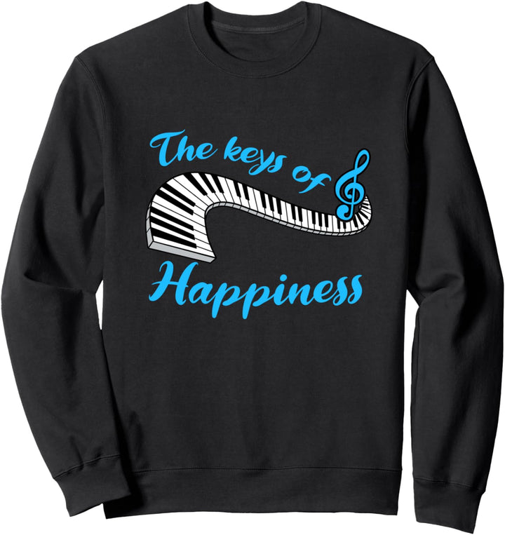 Klavier Musikinstrumente Musiklehrer Sweatshirt