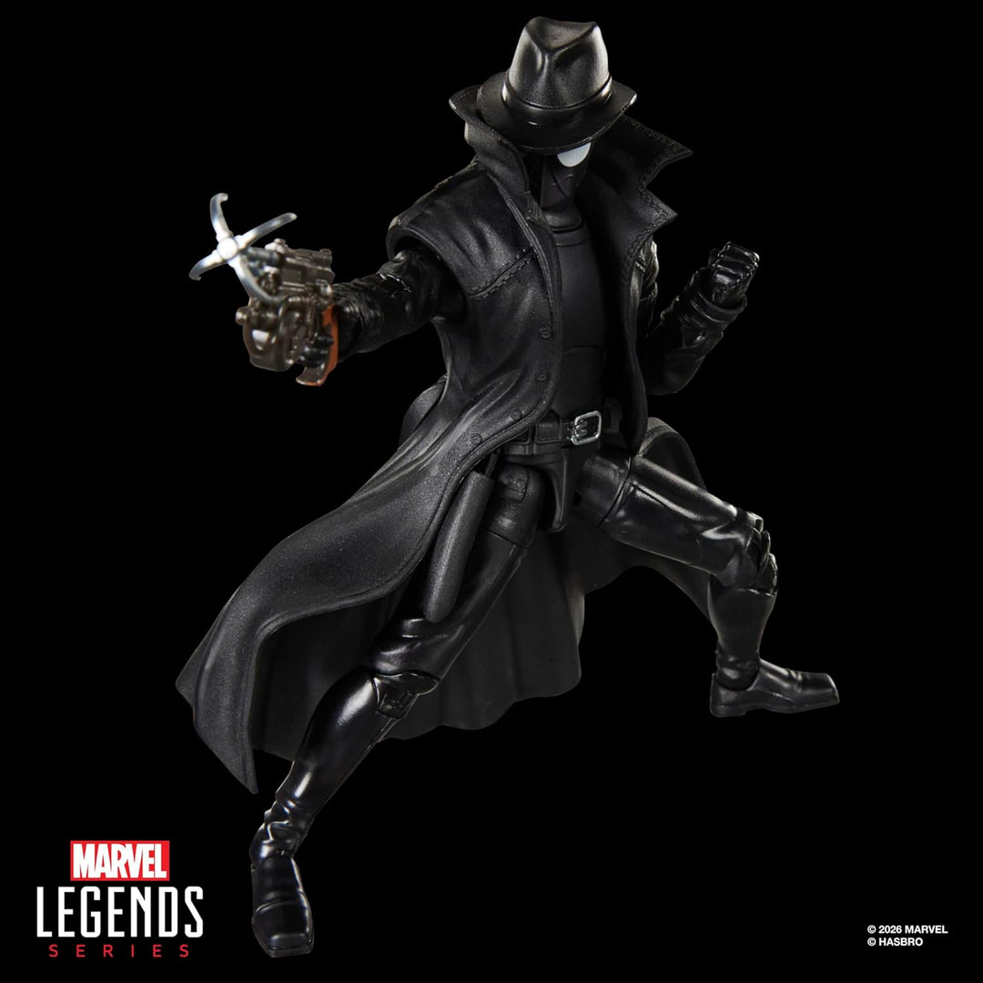 Marvel Legends Series Spider-Man Noir, Retro Cardback Spider-Man Comics Action-Figur zum Sammeln (15