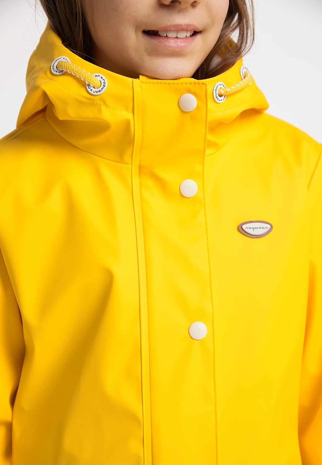 Ragwear Marjanka Mädchen Jacke Regenjacke Übergangsjacke Kinder Regenmantel Mantel Coat 164 Gelb, 16