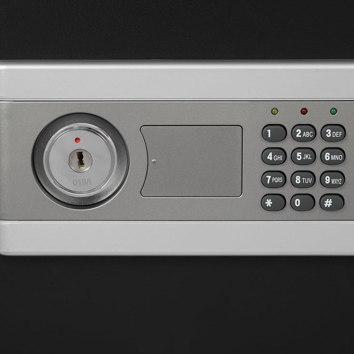 Elektronischer Tresor | 38 * 31 * 45cm | 43L Q195 Kohlenstoffstahl Doppelschloss Elektronischer Safe