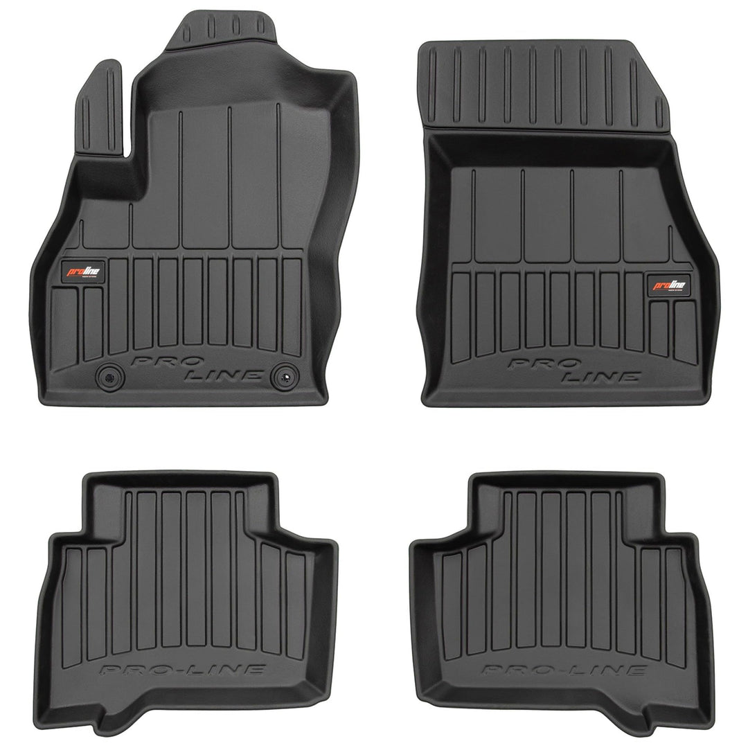 SMK Gummimatten Auto fussmatten Satz für FIAT Qubo 2008-2020 Erleben Sie einen neuen Standard des Re