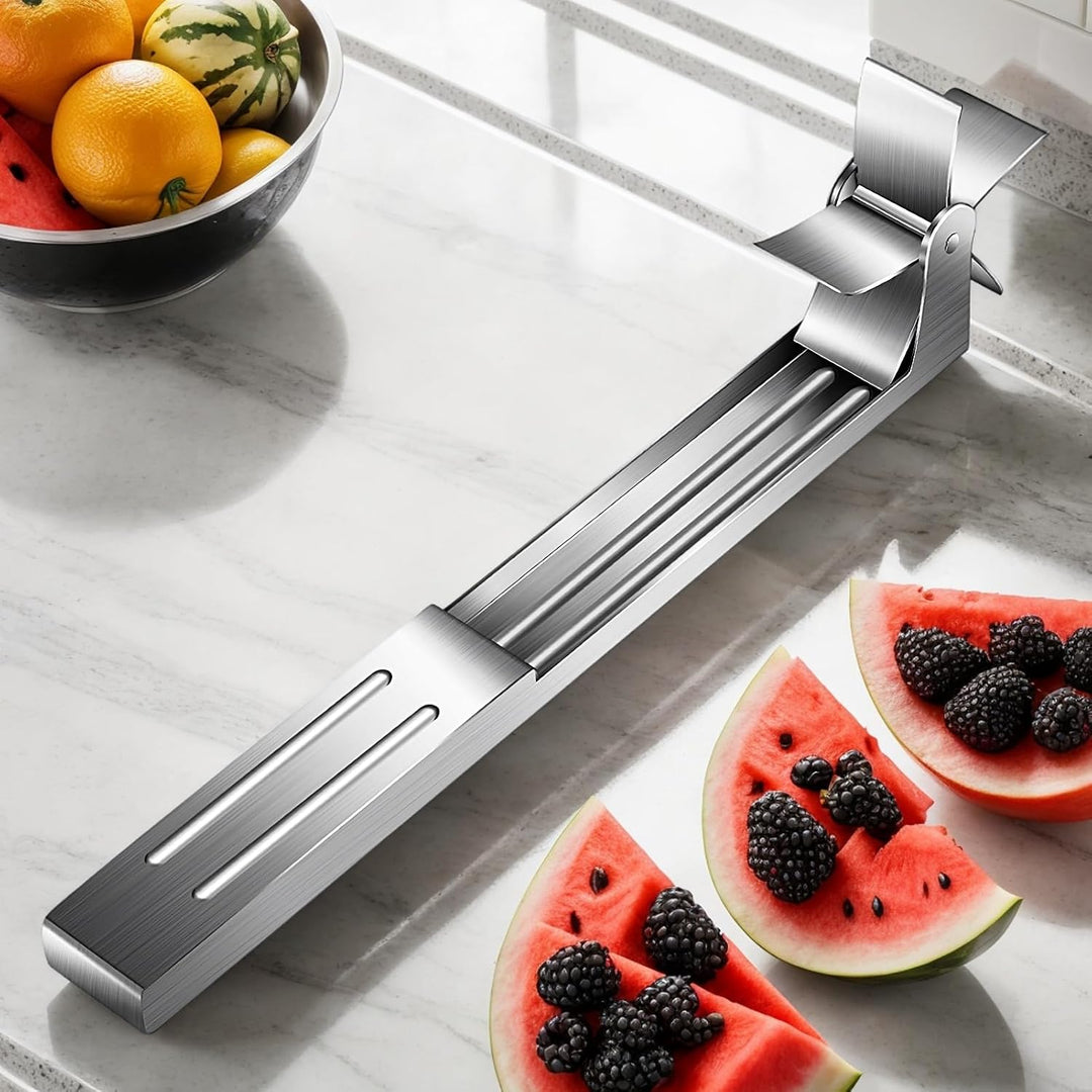 Wassermelonenschneider aus Edelstahl Edelstahl schneider | -Würfelschneidewerkzeug für Kürbis, Mango