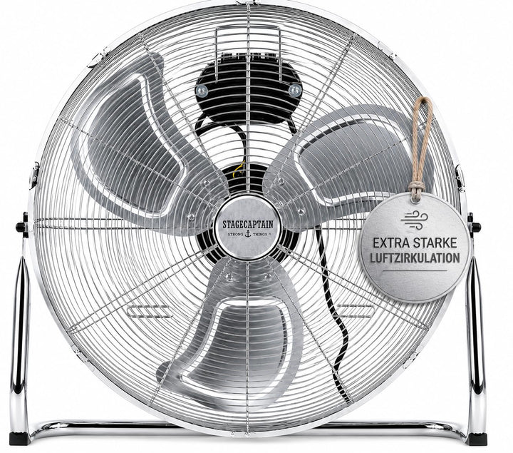 Stagecaptain FV-200 MkII 20" Bodenventilator - 20" (51 cm) grosse Windmaschine - 3 Gebläsestufen - 1