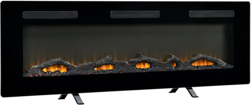 DIMPLEX - Sierra 48" - Elektrokamin - Schwarz, M - Patentierter Optiflame Flammeneffekt - Knisternde