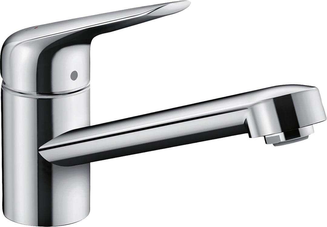 hansgrohe Küchenarmatur (Wasserhahn Küche 360° schwenkbar, hoher Komfort-Auslauf 100mm, Standardansc
