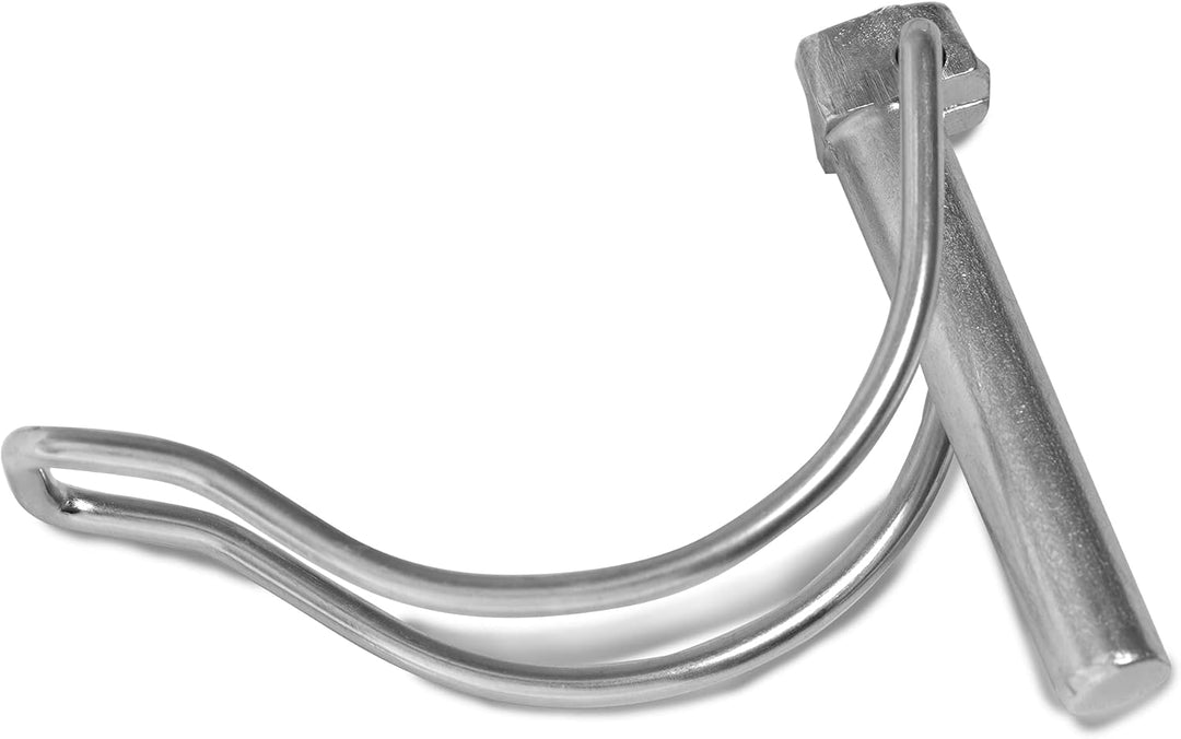 HEAVYTOOL Rohrklappsplinte 6,0mm x 40mm für Rohre Ø36mm (50 Stück) Klappsplinte Rohr 6mm x 40mm Sich