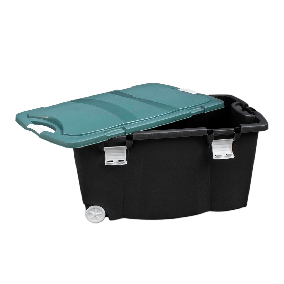 Spetebo Jumbo Allzweckbox 120 Liter mit Rollen - auch als Gartenbox und Spielzeugbox nutzbar