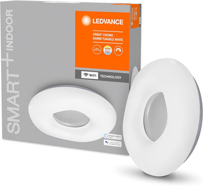 LEDVANCE Smarte LED Wand-und Deckenleuchte für Innen mit WiFi Technologie, Lichtfarbe änderbar (3000