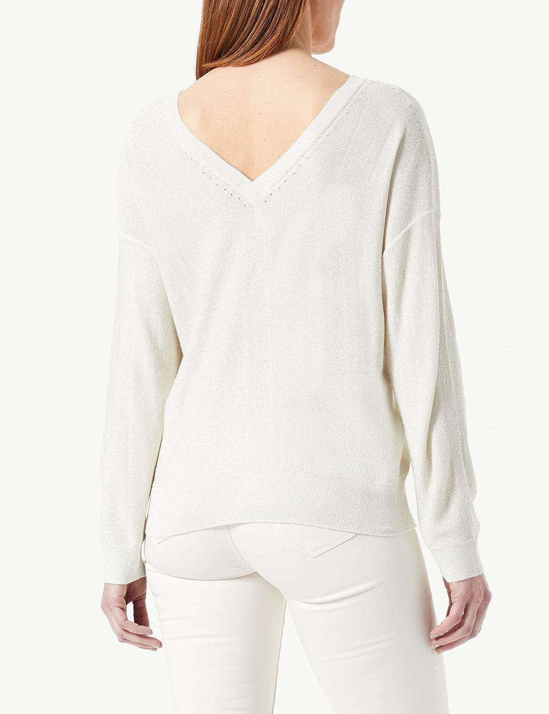 Morgan Damen Pullover XS Elfenbeinfarben, XS Elfenbeinfarben