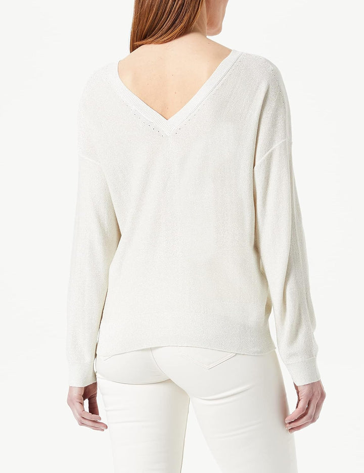 Morgan Damen Pullover XS Elfenbeinfarben, XS Elfenbeinfarben