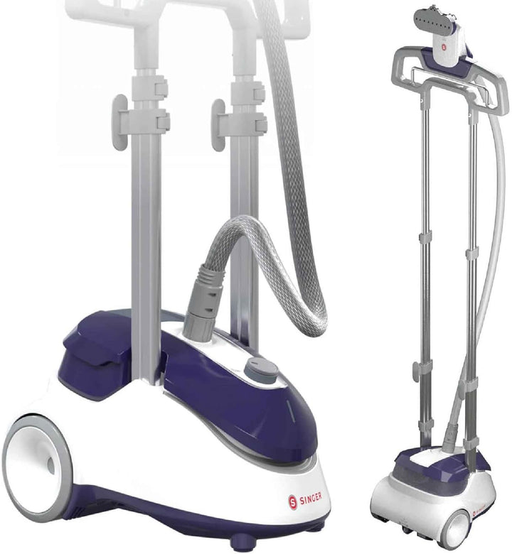 Singer STEAMWORKS PRO 2.0 Professioneller Vertikaler Steamer & Dampfglätter - 1800 W, 2,5L Wassertan