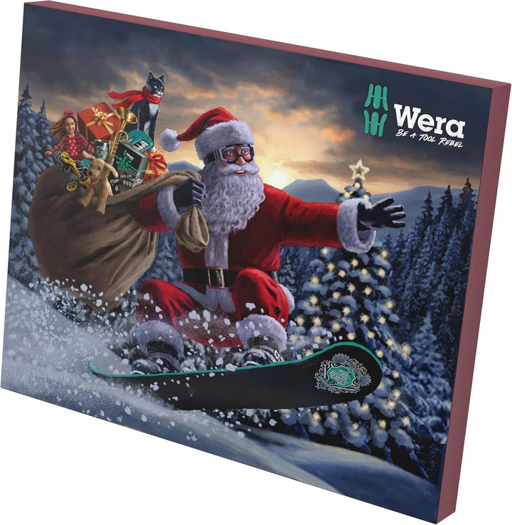 Wera Adventskalender Werkzeug 2023 Männer, Heimwerker Werkzeugkalender für den Mann, Advent Kalender