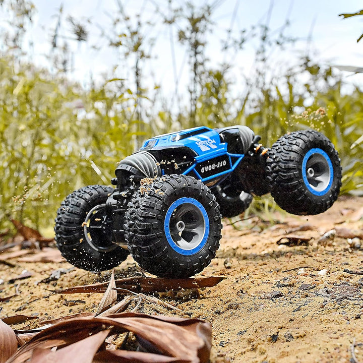 BEZGAR TD141 Ferngesteuertes Auto - 4WD 2.4GHz RC Autos für Kinder, Verwandeln Auto Spielzeug Stunt