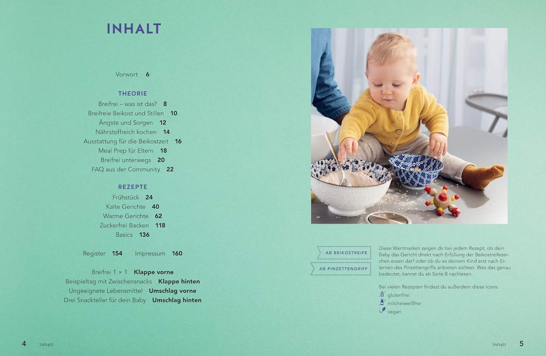 Das grosse GU Breifrei-Kochbuch: Die besten Rezepte und Tipps von den Expertinnen des breifreibaby-B