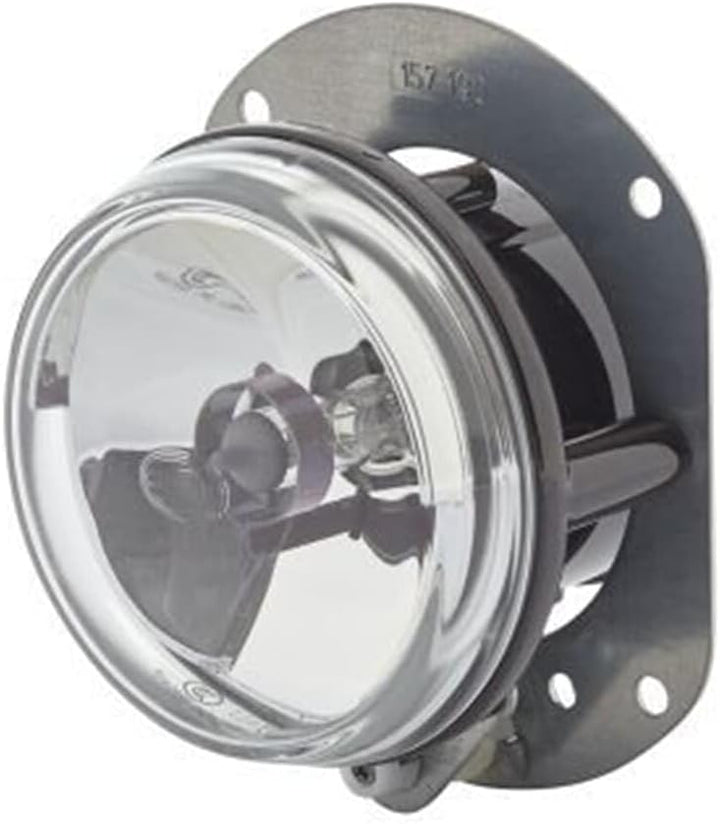HELLA - Halogen/FF-Nebelscheinwerfer - 12V - rund - Einbau - glasklare Streuscheibe - Lichtscheibenf