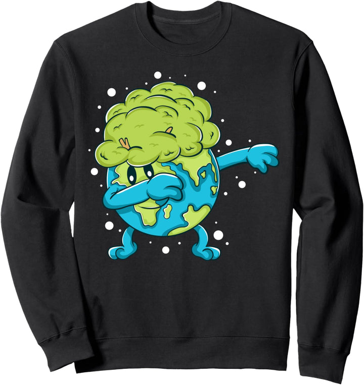 Dabbing Earth Cool Earth Day Shirt for Kids and Toddlers Sweatshirt