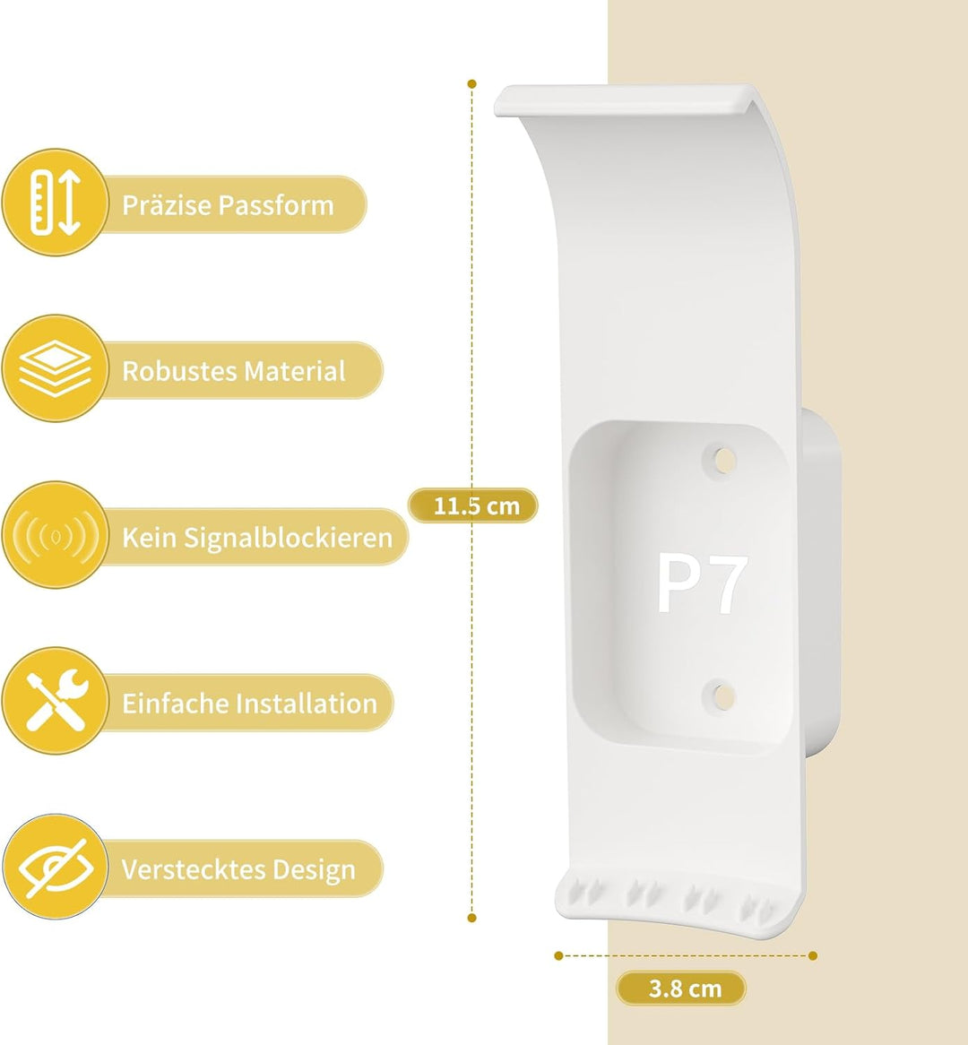 eero Pro 7 Wandhalterung, Stabilem ABS-Halterung mit Kabelmanagement für eero Pro 7 Triband-Mesh-WiF