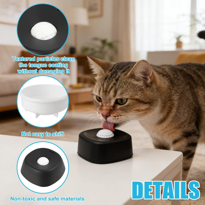 Schleckball Hund, Lick Bowl Für Hunde, Hundelickspielzeug, PP Nassfutter Lick Pad mit Saugnapfbecher