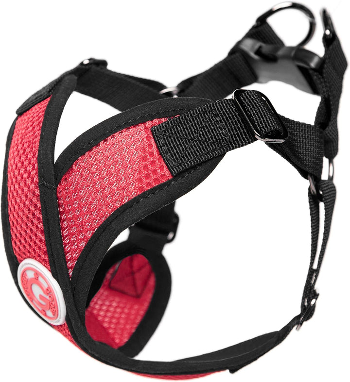 Gooby - Comfort X Step-In Hundegeschirr, erstickungsfrei, kleines Hundegeschirr mit Mikro-Wildlederb
