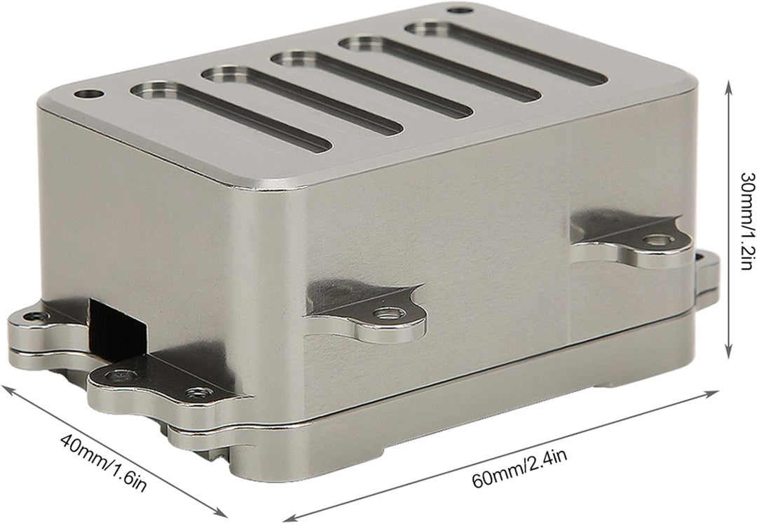 ESC-Box RC-Empfängerbox Metall-Empfängerbox Aluminium-Metall-Empfängerbox Metall-Empfängerbox Mit ES