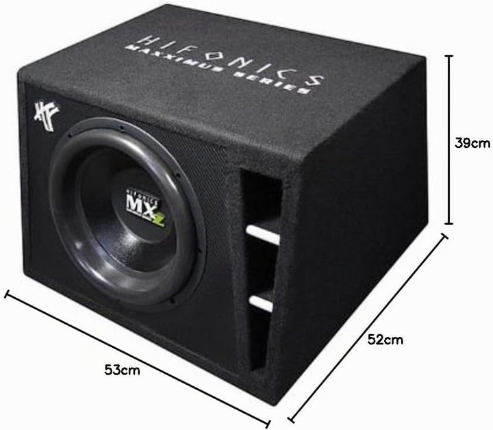 HIFONICS MXZ 12 R 1000 WATT RMS BASSREFLEX