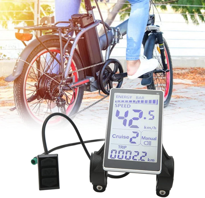 Elektrisches Fahrrad-LCD-Anzeigemessgerät, 5-Polig 24V 36V 48V 60V E Scooter M5 LCD-Panel-Bildschirm