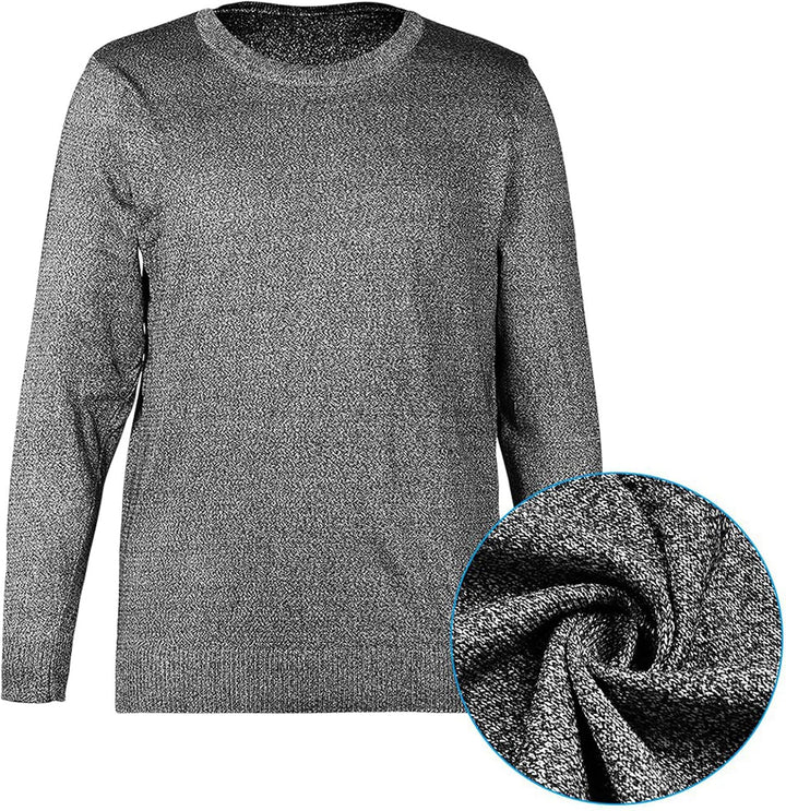 Restokki Schnittfestes T-Shirt Schnittfeste Schnittschutzkleidung Stufe 5 Schutzausrüstung Rundhalsa