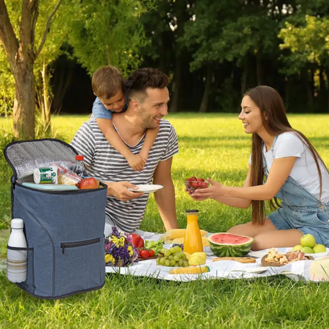 KINSTON Kühl-Rucksack, Picknicktasche, für Männer und Frauen, zum Mittagessen, Strand, Camping, Gril
