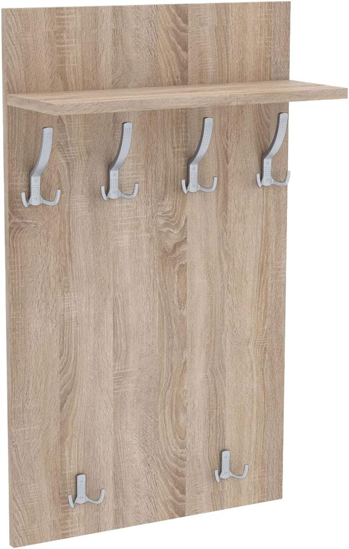 AKKE 120x60 | MAXI Garderobenpaneel Wandgarderobe Garderobe Wandpaneel Kleiderstange ALUMINIUM | SON
