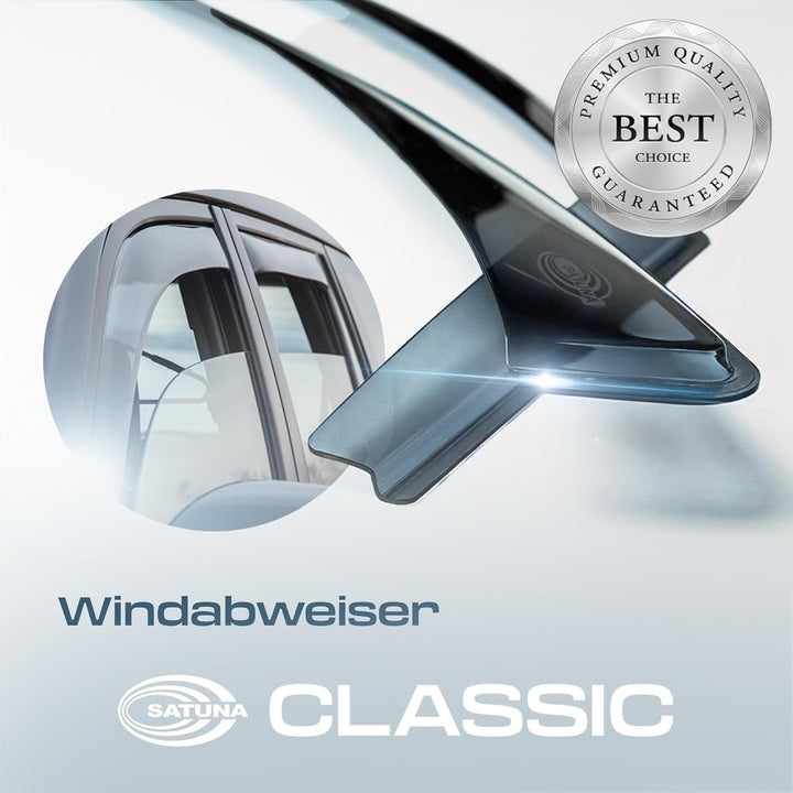 M MOTOS Windabweiser Regenabweiser für Volkswagen Passat B5 1996-2005 Ästhetisches Design, Langlebig