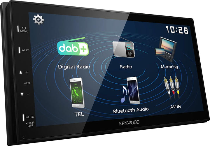 Kenwood DMX129DAB - 17,3 cm (6,8") Digital Media AV-Receiver mit Quick Boot & Android USB-Mirroring