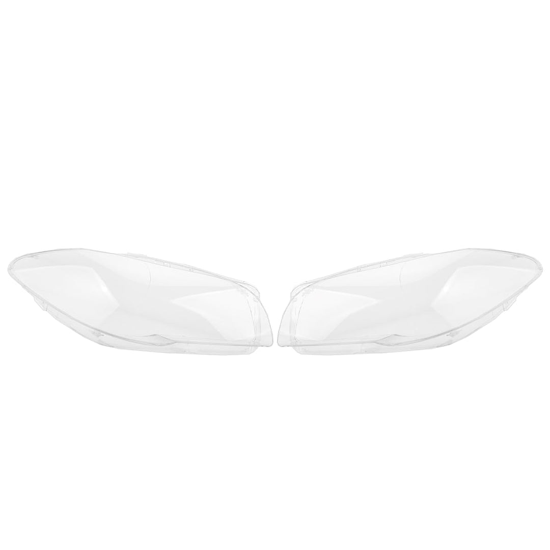 LST 2x Scheinwerferglas Streuscheibe Frontlicht Abdeckung links rechts Set kompatibel mit BMW 5er F1