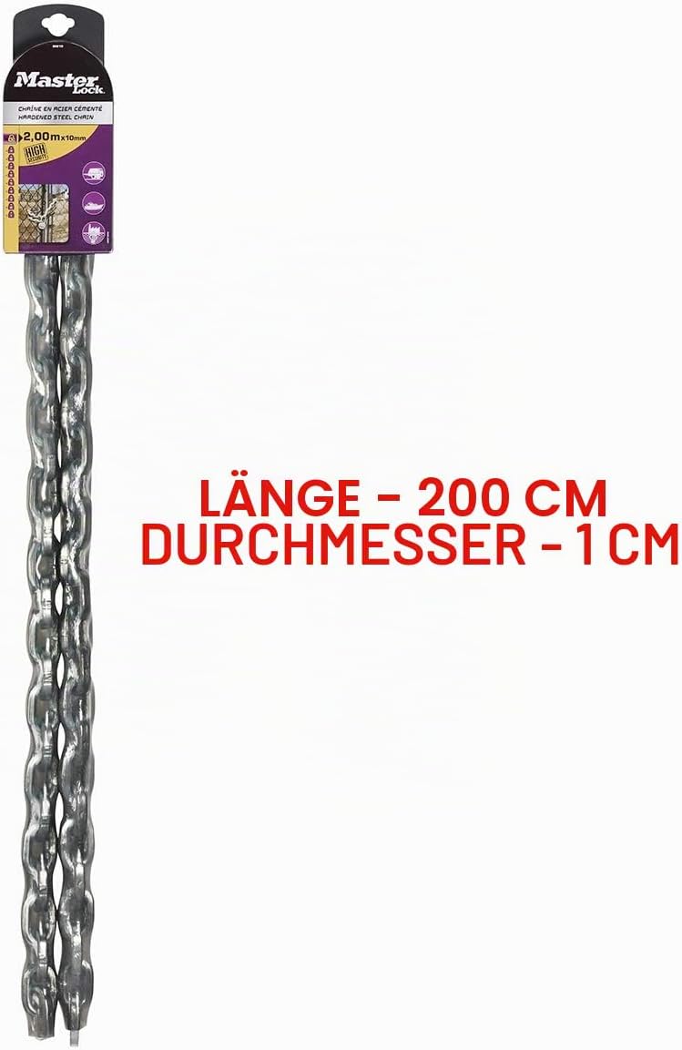 MASTER LOCK - 8021EURD - Kette 2m x 10mm 2 m, 2 m