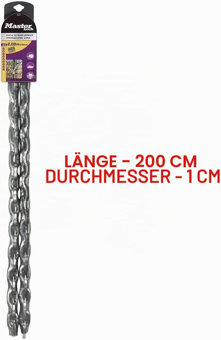 MASTER LOCK - 8021EURD - Kette 2m x 10mm 2 m, 2 m