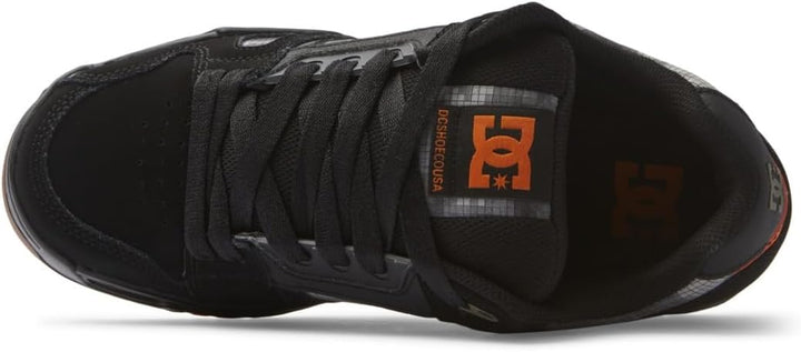 DC Shoes Herren Stag Sneaker 38 EU Black Orange, 38 EU Black Orange
