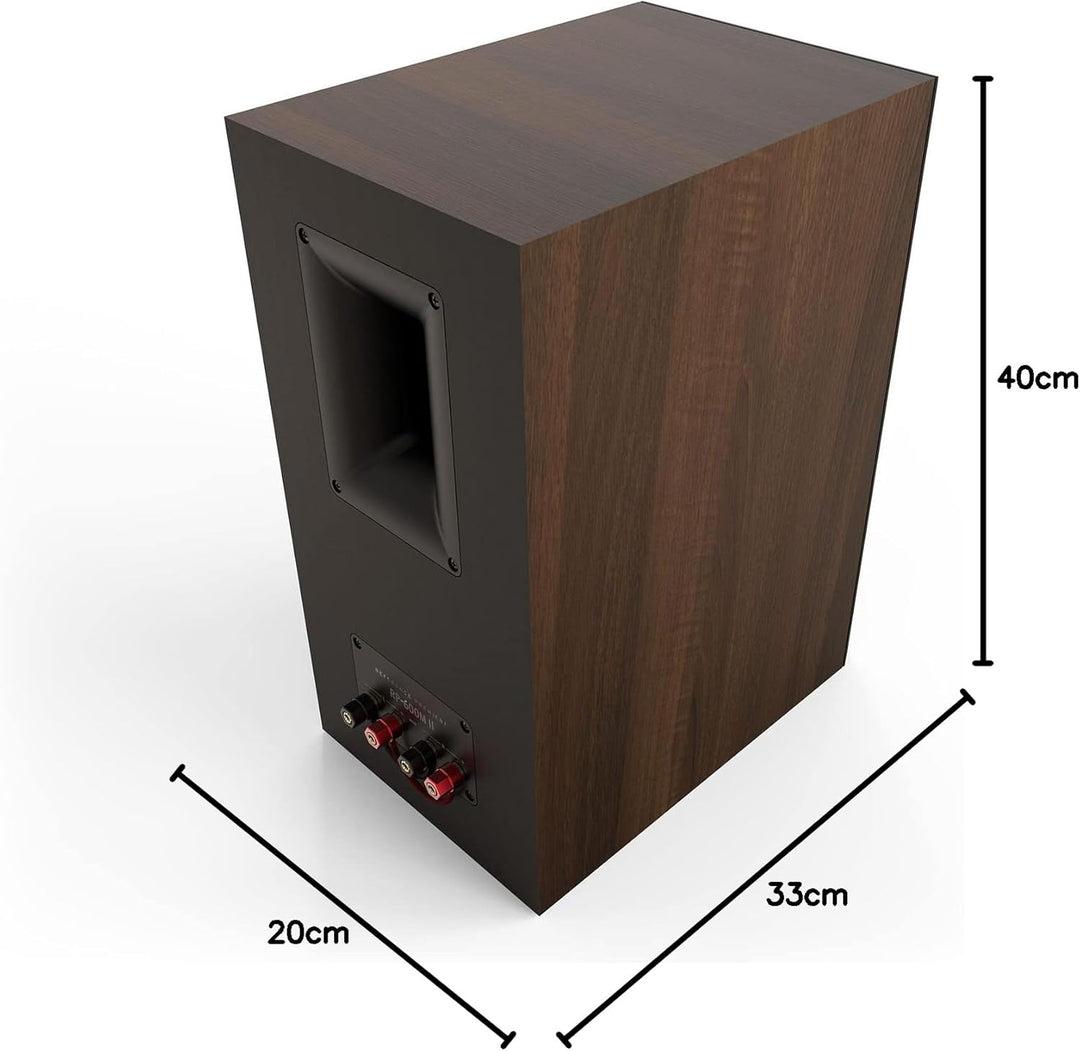 Klipsch Reference Premiere RP-600M II Bücherregal-Lautsprecher, 1 Paar mit grösserem 90° x 90° Hybri