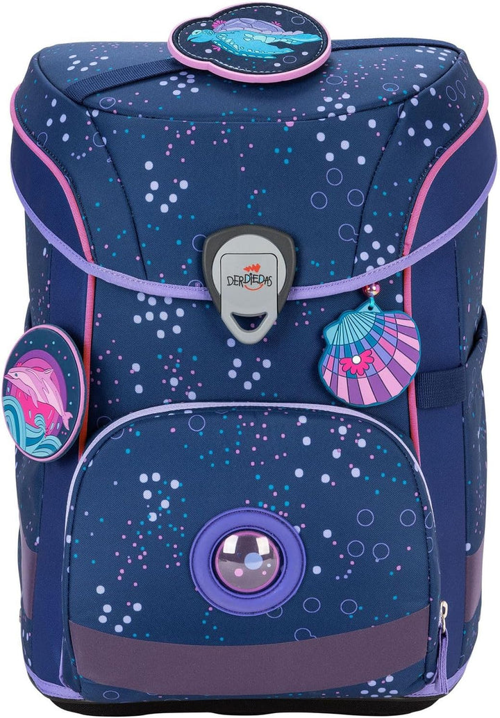 DerDieDas Schulranzen Set 5-TLG. Ergoflex Easy Deep Ocean 2023
